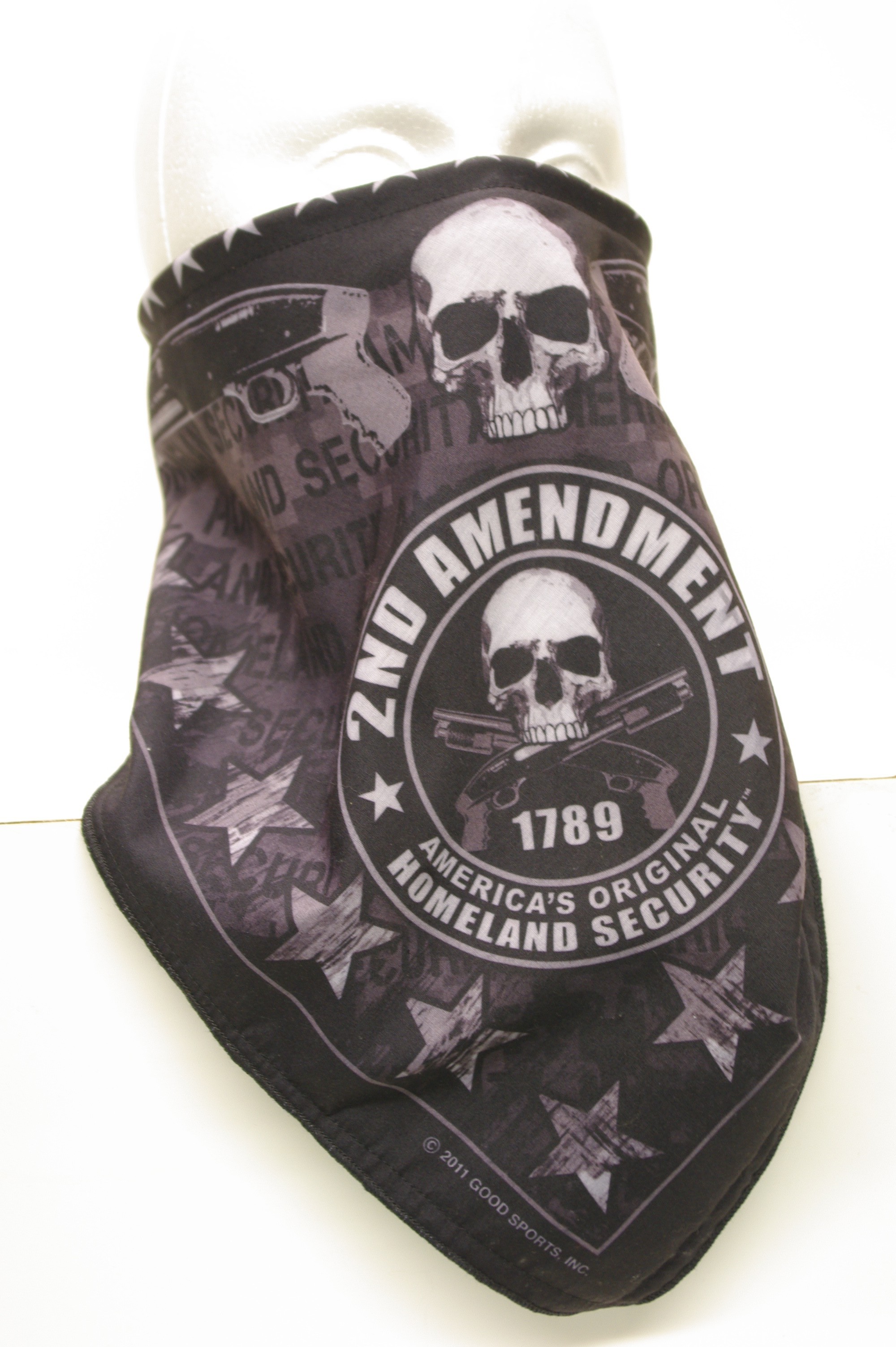 #259 2nd Amendment Skull Banner